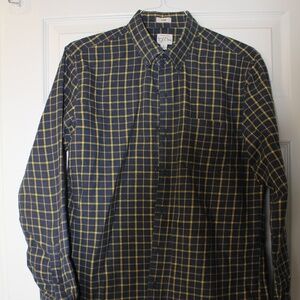 J. Crew, Large, Slim Fit, Button Down Longsleeve Blue and Yellow Shirt